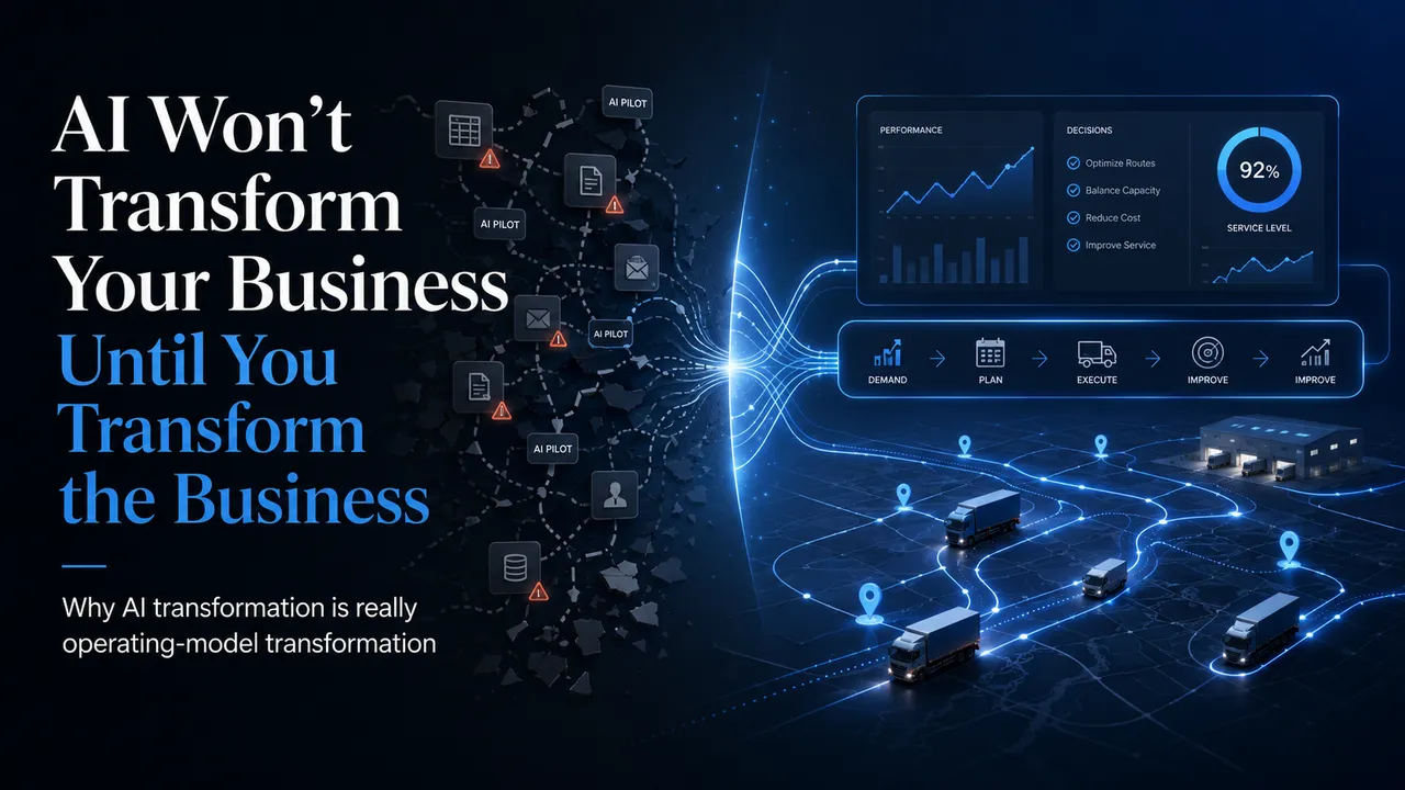 AI Won’t Transform Your Business Until You Transform the Business